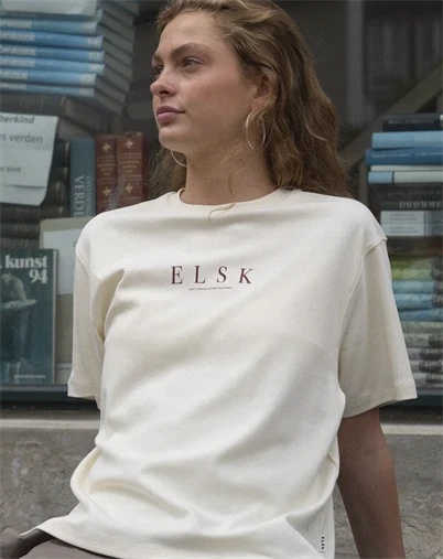 Elsk - Pure Womens Interlock T-shirt - Off White